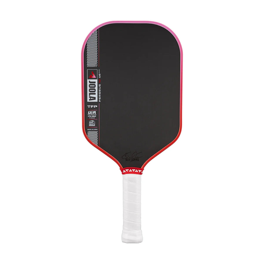 JOOLA Perseus Pro IV 16mm Pickleball Paddle - Tropical Red/Pink