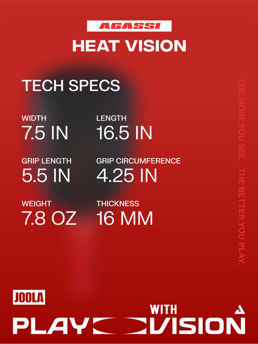 JOOLA Heat Vision Pickleball Paddle