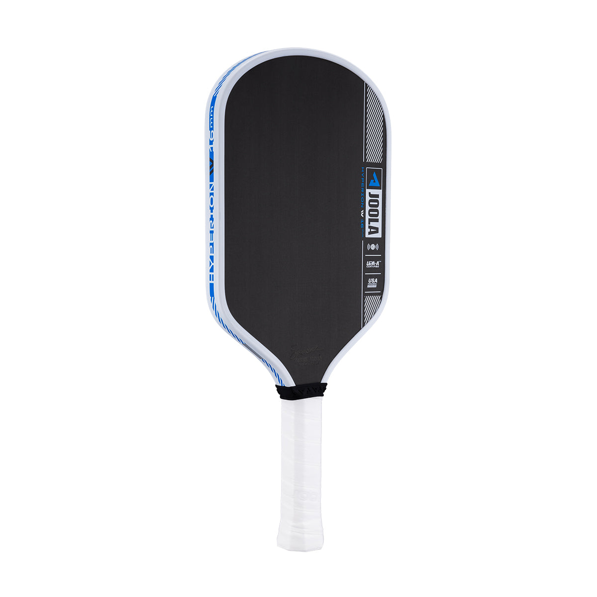 Crossed left angle view of JOOLA Simone Jardim Hyperion Pro IV Pickleball Paddle
