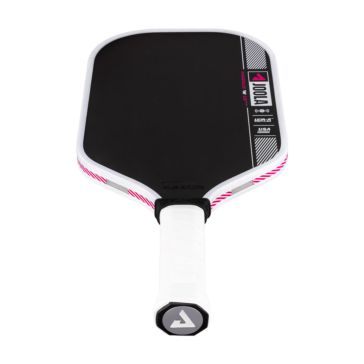 Ergonomic grip and handle of JOOLA Tyson McGuffin Magnus Pro IV Paddle