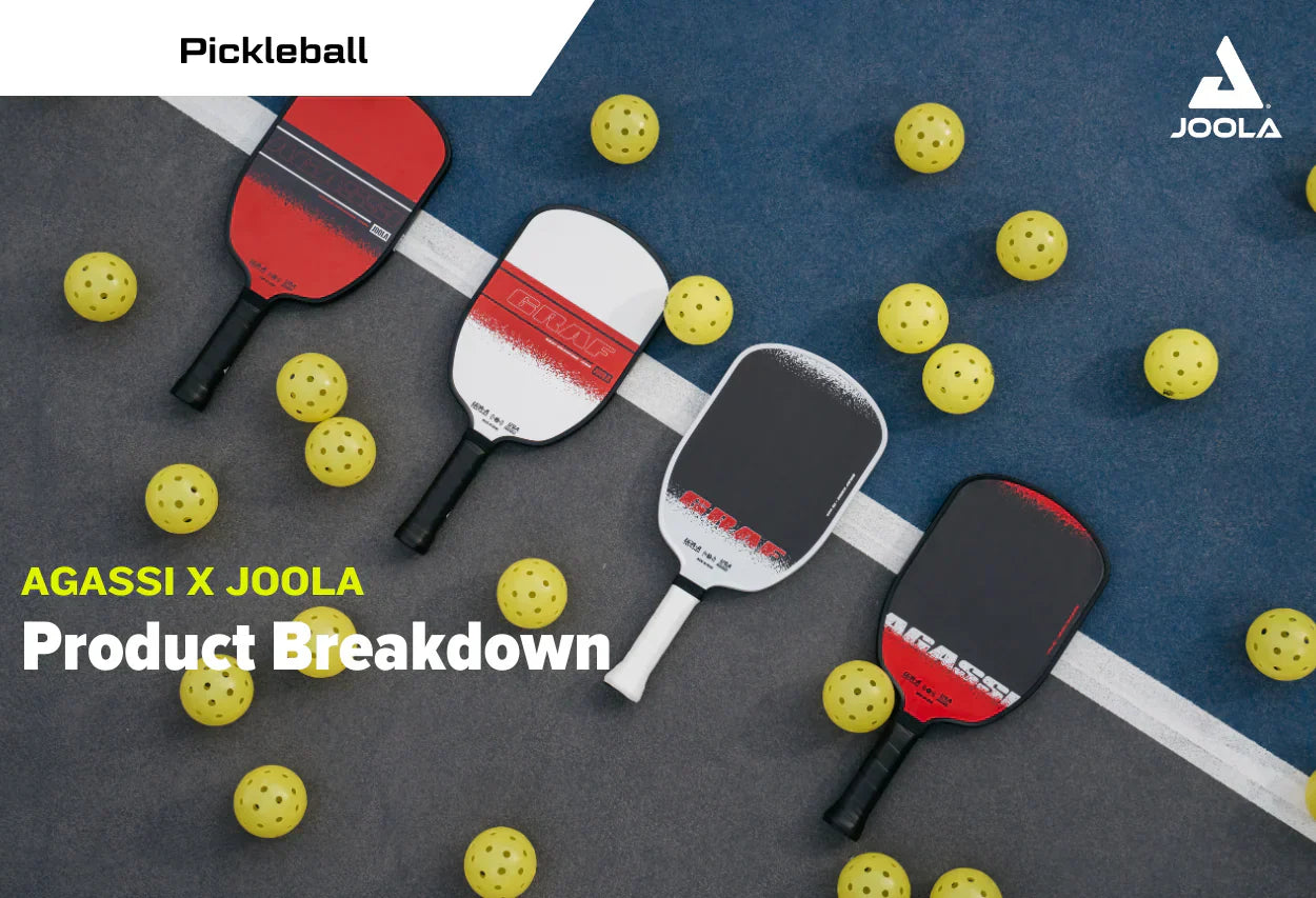 Agassi x JOOLA Product Breakdown