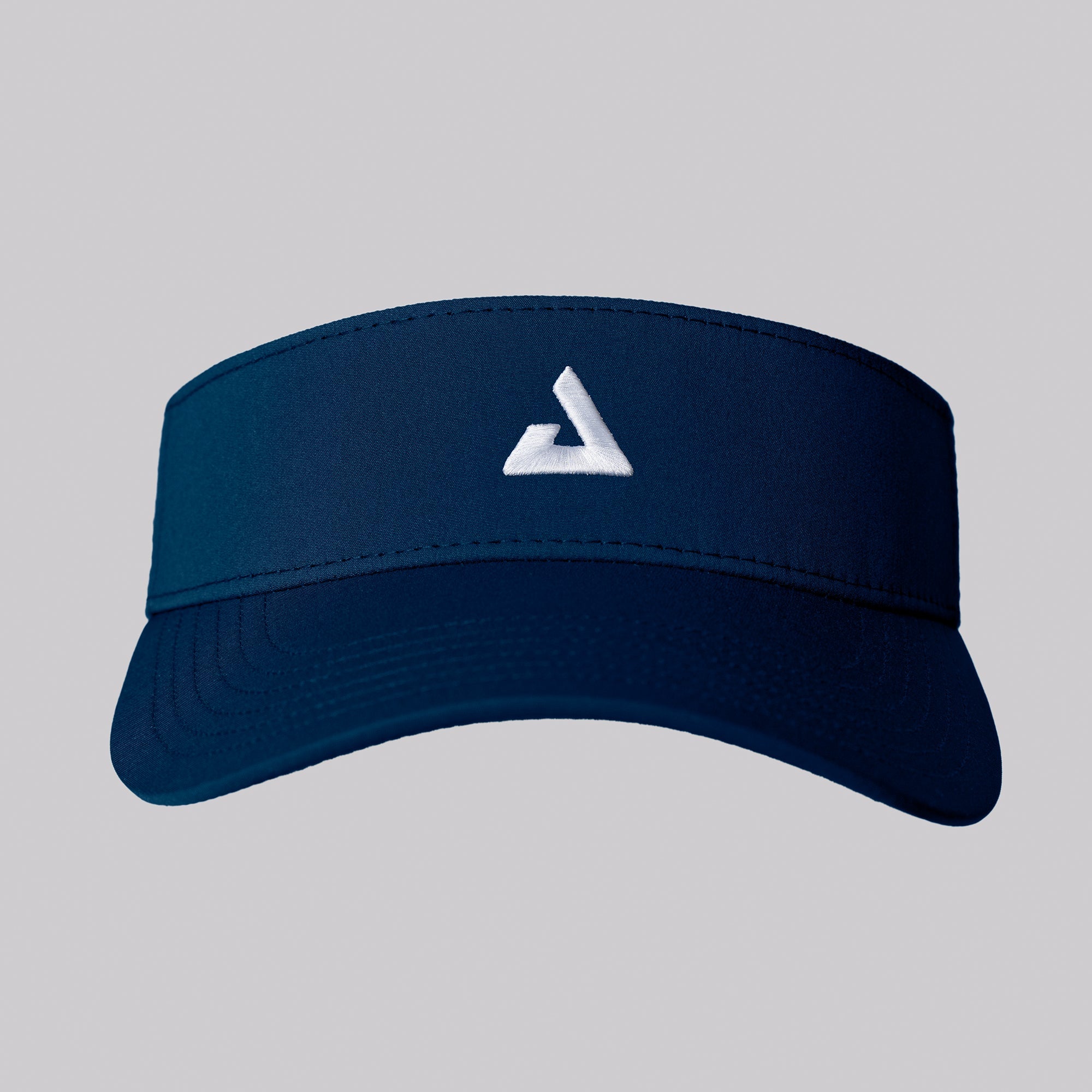 Front view of the JOOLA Essential Visor in Blue - Stylish and adjustable sports cap