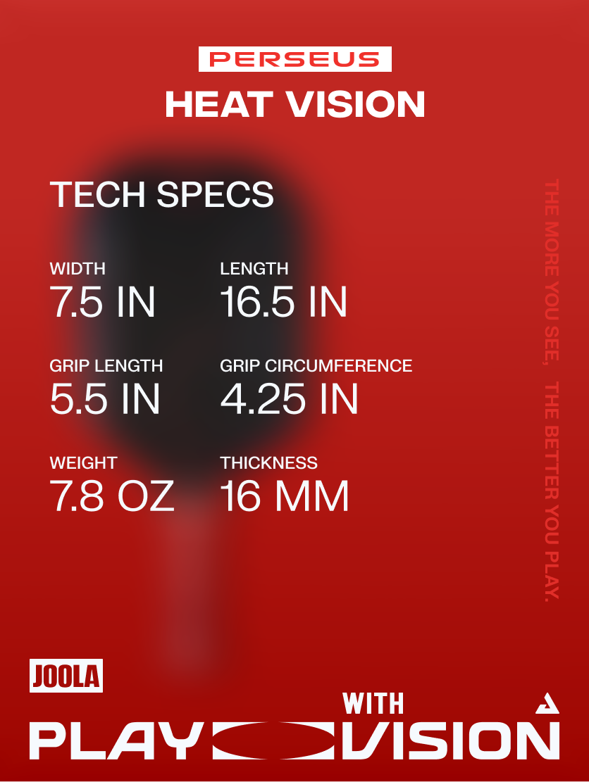 JOOLA Perseus Heat Vision 16mm