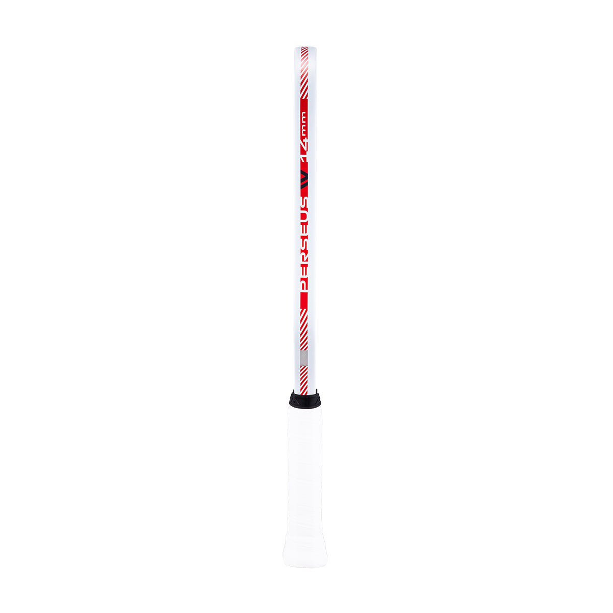Product image of the JOOLA Ben Johns Perseus Pro IV 14mm Pickleball paddle. White handle, black surface, white edge guard.