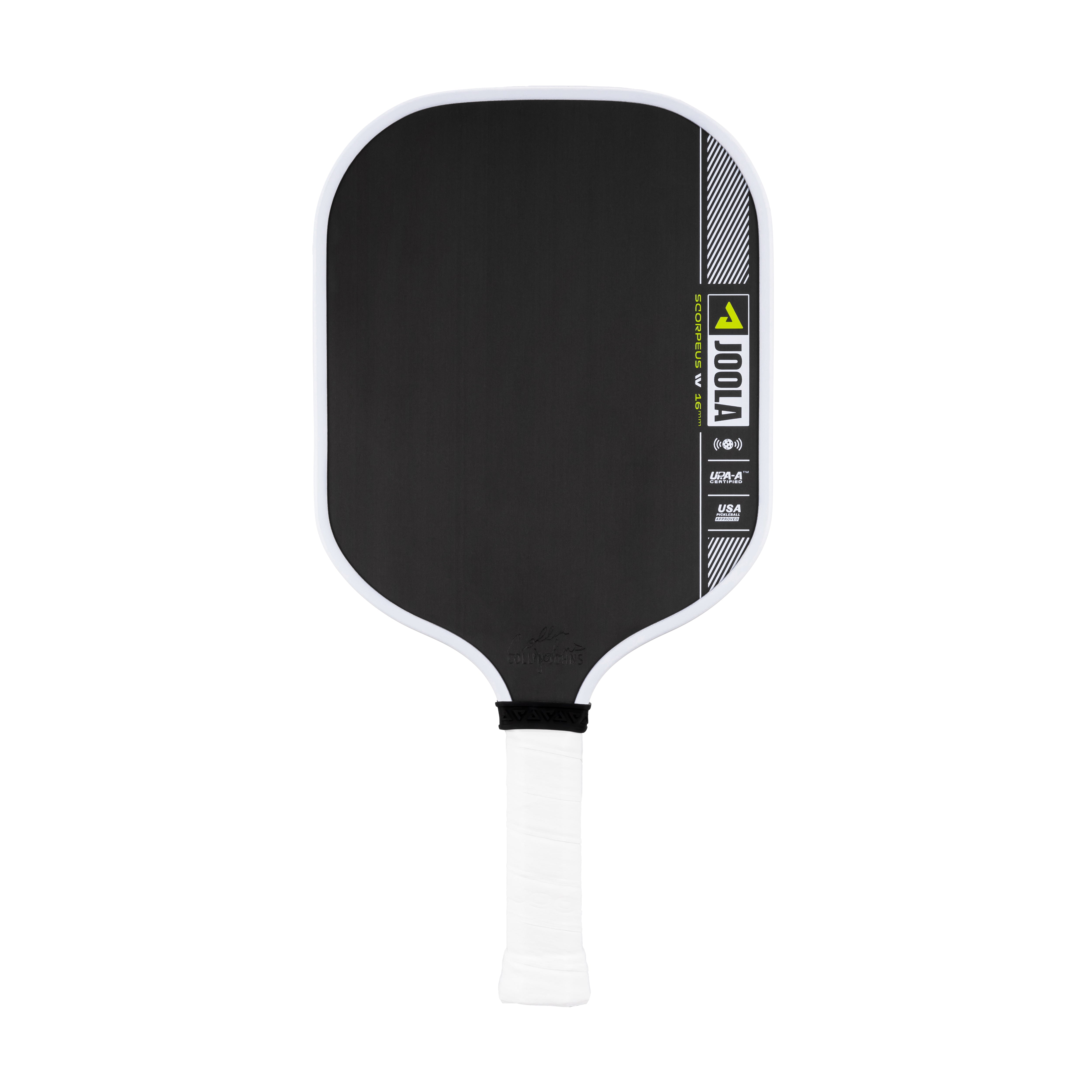 Backside of JOOLA Scorpeus Pro IV 16mm Pickleball Paddle for professional players