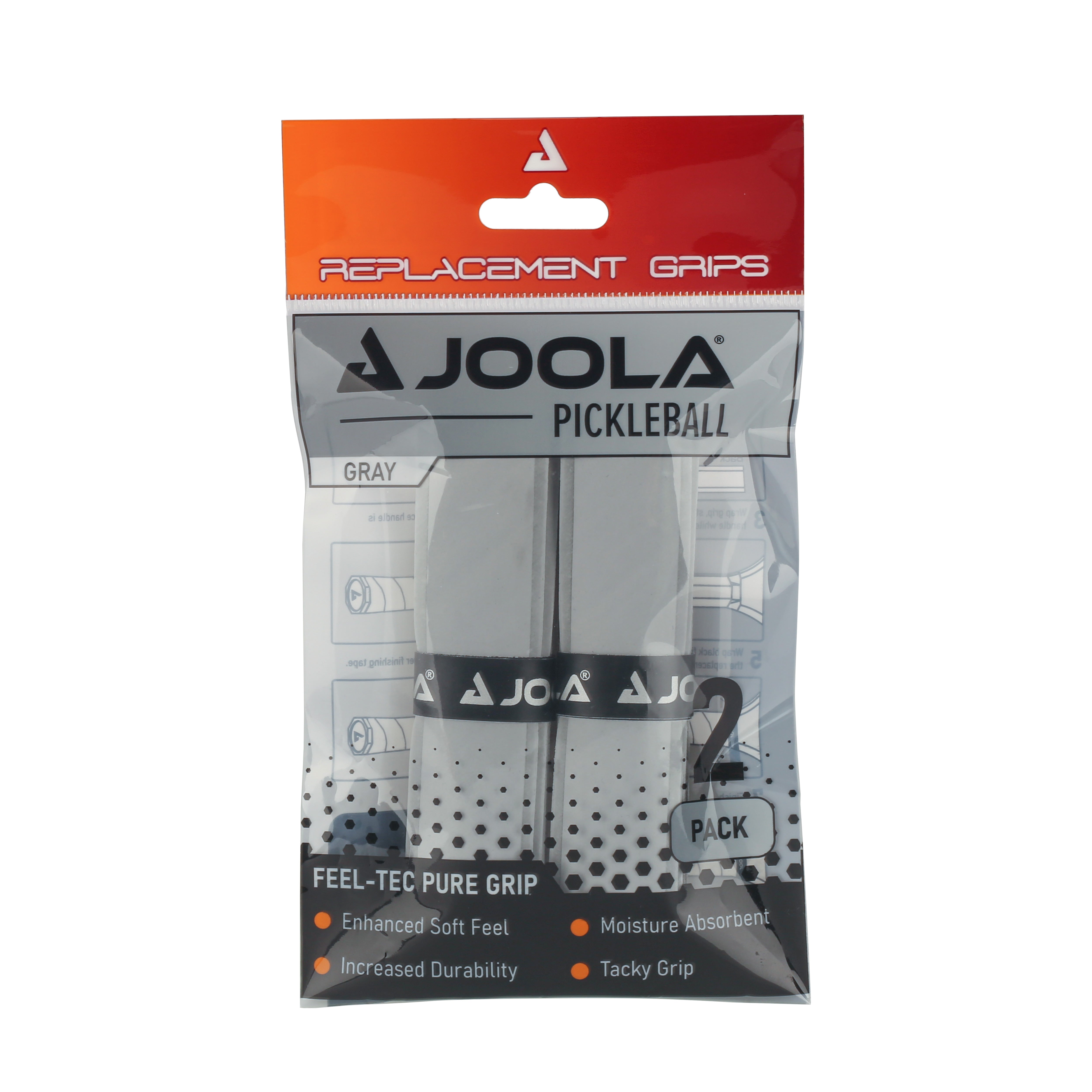 Front cover of JOOLA Feel-Tec Pure Replacement Pickleball Paddle Grip