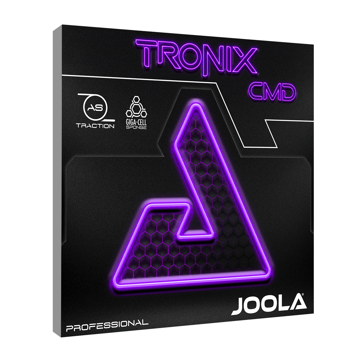 JOOLA Tronix CMD Table Tennis Rubber in Red, Blue, and Black colors with Max thickness for high precision, spin, and control performance